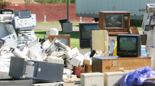 Garage clearance process with sorted items